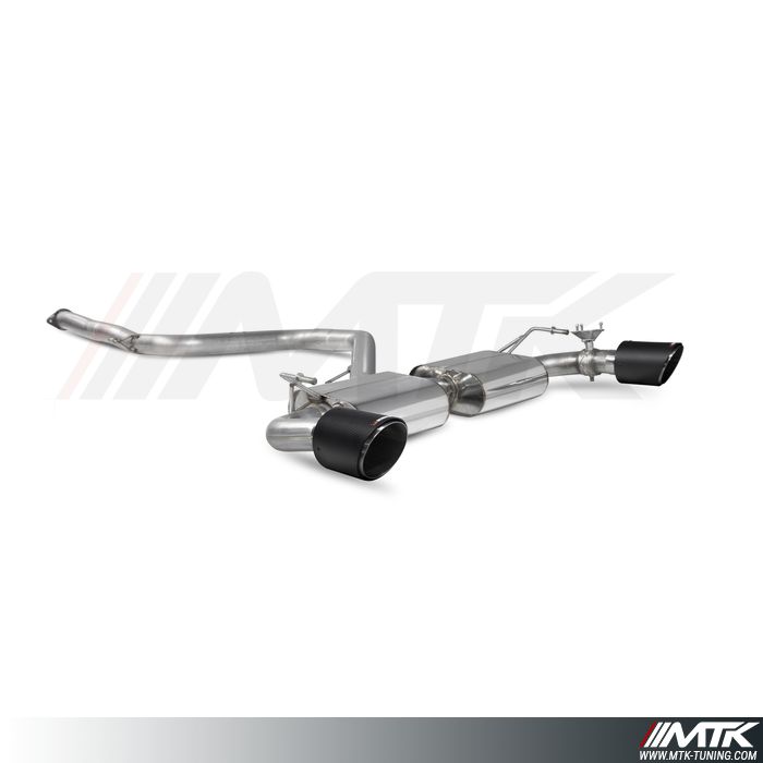 Catback avec tube intermediaire et emplacement pour les valves  Hyundai i30N Performance avec FAP